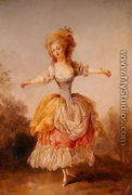 Dancer in Louis XVI costume - Jean-Frederic Schall