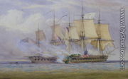 The Moment of Victory between HMS 'Shannon' and the American Ship Chesapeake on 1st June 1813, 1857 - John Christian Schetky
