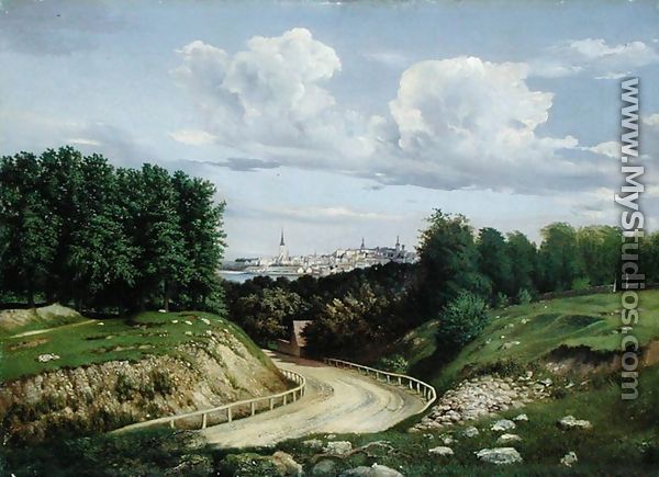 View of Tallinn - Alexander Georg Schlater