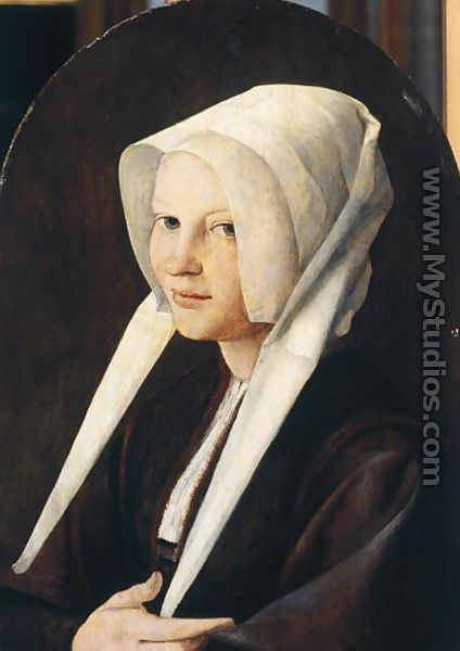 Portrait of Agata von Schooven - Jan Van Scorel