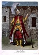 Tchorbadji, captain of the janissaries, 18th century  - Gerard Jean Baptiste Scotin