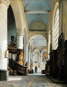 Interior of the Church of St. Denis, Saint-Omer, 1835 - Hyppolyte Victor Valentin Sebron