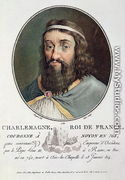 Charlemagne 747-814, King of France, engraved by Ride, 1789 - Antoine Louis Francois Sergent-Marceau