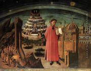 Dante and the Three Kingdoms 1465 - Domenico Di Michelino