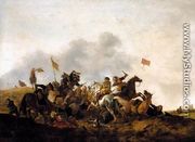 Cavalry Skirmish - Philips Wouwerman