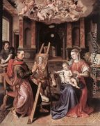 St Luke Painting the Virgin Mary 1602 - Maarten de Vos