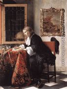 Man Writing a Letter 1662-65 - Gabriel Metsu