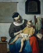 The Sick Child c. 1660 - Gabriel Metsu