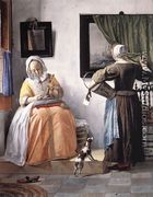 Woman Reading a Letter 1662-65 - Gabriel Metsu