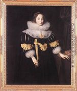 Portrait of Lady Anne Ruhout 1631 - Marcus The Younger Gheeraerts