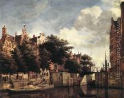 The Martelaarsgracht in Amsterdam c. 1670 - Jan Van Der Heyden