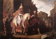 The Triumph of Mordecai 1624 - Pieter Pietersz. Lastman