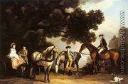 The Milbanke and Melbourne Families c. 1769 - George Stubbs