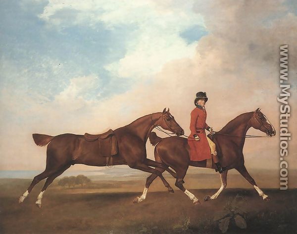 William Anderson with Two Saddle-horses 1793 - George Stubbs