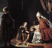 Hannah Giving Her Son Samuel to the Priest 1645 - Jan Victors