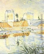 The Seine With The Pont De Clichy - Vincent Van Gogh