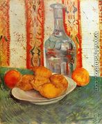 Still Life With Decanter And Lemons On A Plate - Vincent Van Gogh