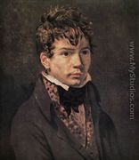Portrait of Ingres 1800s - Jacques Louis David