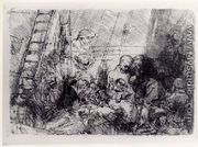 The Circumscision In The Stable - Rembrandt Van Rijn