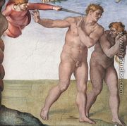 Expulsion from Garden of Eden 1509-10 - Michelangelo Buonarroti
