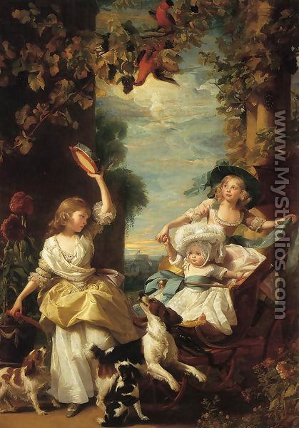 The Three Youngest Daughters Of George III - John Singleton Copley