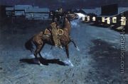 An Arguement With The Town Marshall - Frederic Remington