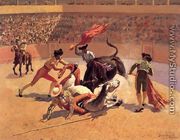 Bull Fight In Mexico - Frederic Remington