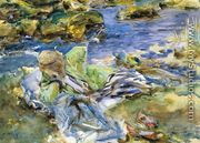 Turkish Woman By A Stream - John Singer Sargent