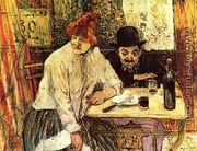 In The Restaurant La Mie - Henri De Toulouse-Lautrec