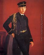 Achille De Gas In The Uniform Of A Cadet - Edgar Degas
