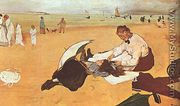 At the Beach 1876 - Edgar Degas