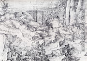 Christ On The Mount Of Olives 1521 - Albrecht Durer
