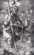 St  Christopher Facing To The Right - Albrecht Durer