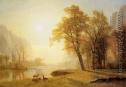 Kings River Canyon  California - Albert Bierstadt