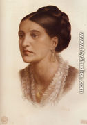 Portrait Of Mrs  Georgina Fernandez - Dante Gabriel Rossetti