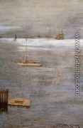 Sailboat At Anchor - William Merritt Chase