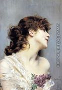 Profile Of A Young Woman - Giovanni Boldini