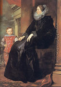 Genoese Noblewoman with her Son 1626 - Sir Anthony Van Dyck