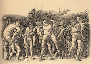 Bacchanal With Silenus - Andrea Mantegna