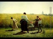 The Departure For The Fields - Jules (Adolphe Aime Louis) Breton