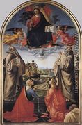 Christ in Heaven with Four Saints and a Donor c 1492 - Domenico Ghirlandaio