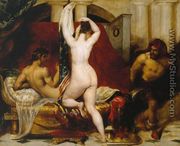 Candaules  King Of Lydia  Shews His Wife By Stealth To Gyges  One Of His Ministers  As She Goes To Bed - William Etty