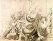 Kneeling King With Two Angels 1515 - Matthias Grunewald (Mathis Gothardt)