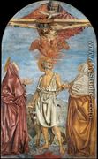 The Holy Trinity  St  Jerome And Two Saints 1453 - Andrea Del Castagno
