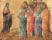 Appearence on the Mountain in Galilee 1308-11 - Duccio Di Buoninsegna