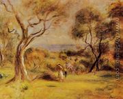 A Walk By The Sea - Pierre Auguste Renoir