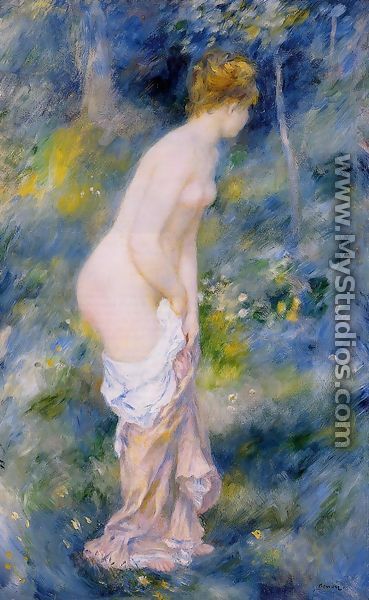 Standing Bather - Pierre Auguste Renoir