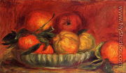 Still Life With Apples And Oranges - Pierre Auguste Renoir