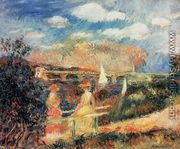 The Banks Of The Seine At Argenteuil - Pierre Auguste Renoir