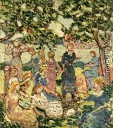 Picnic By The Inlet - Maurice Brazil Prendergast